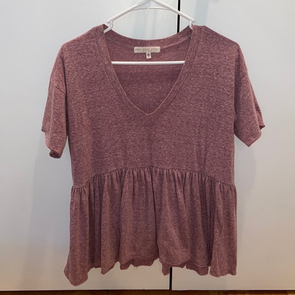 Oversized baby doll v neck from Urban Outfitters